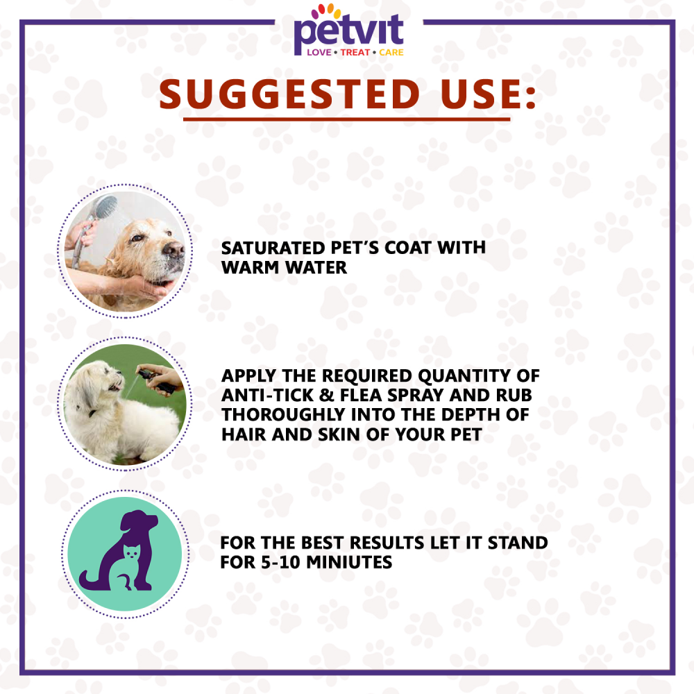 Petvit Tick Repellent Oil Spray for Dogs and Cats image 6