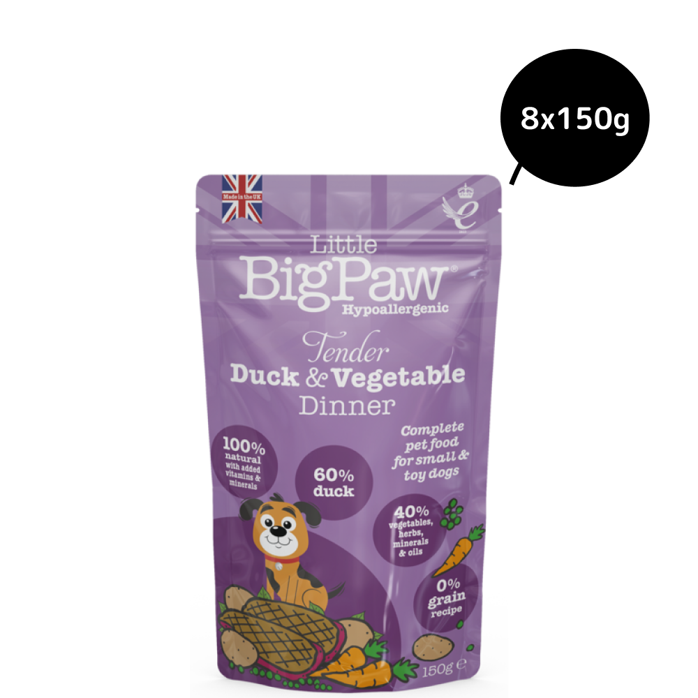 Little Big Paw Duck & Vegetable Dinner Dog Wet Food image 8