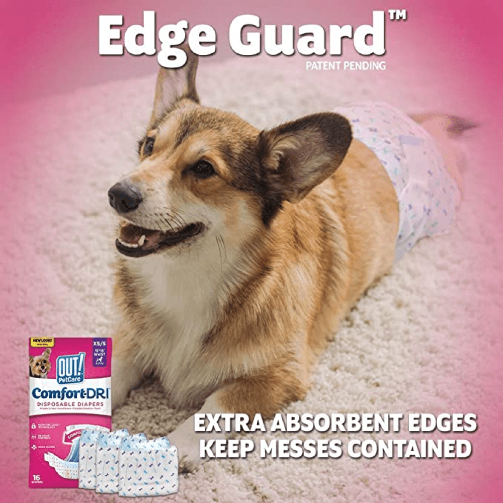 OUT! Disposable Female Diapers for Dogs (46x63cm) image 5