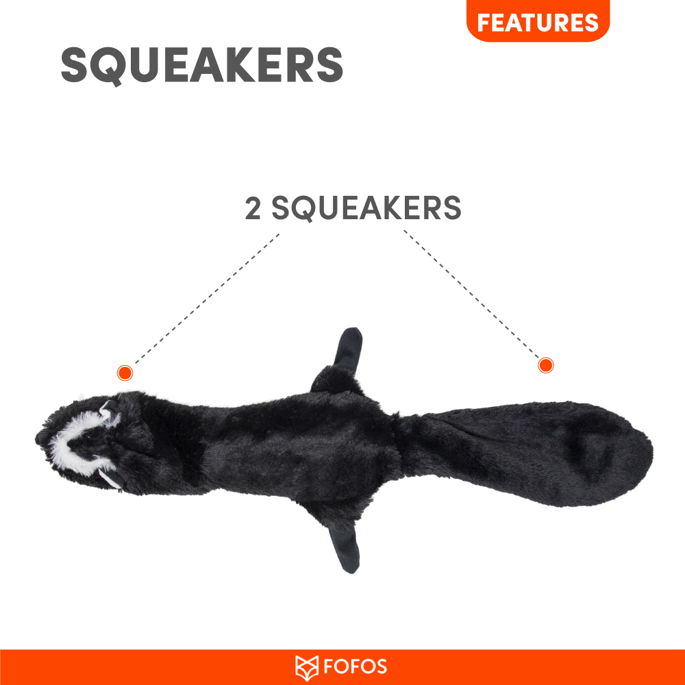 Barkbutler x Fofos Skinneez Skunk Toy for Dogs image 5