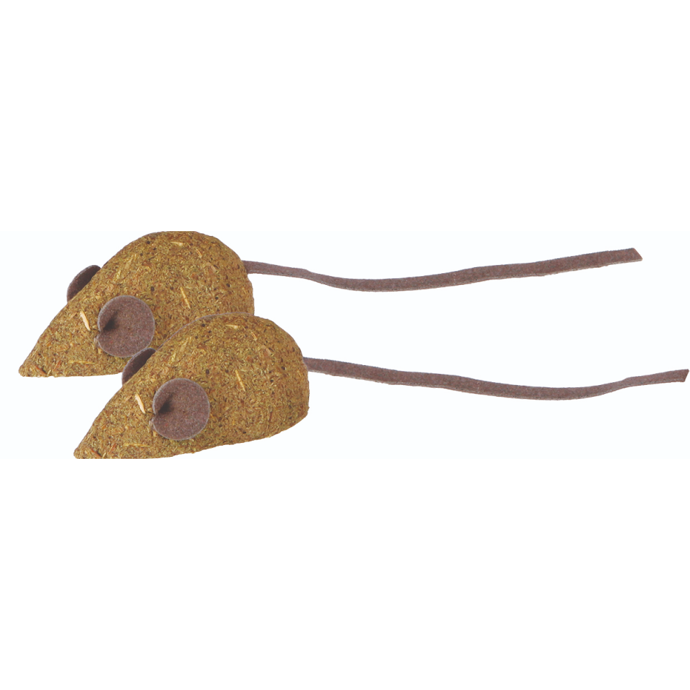 Trixie Set of Catnip Mice for Cats image 2