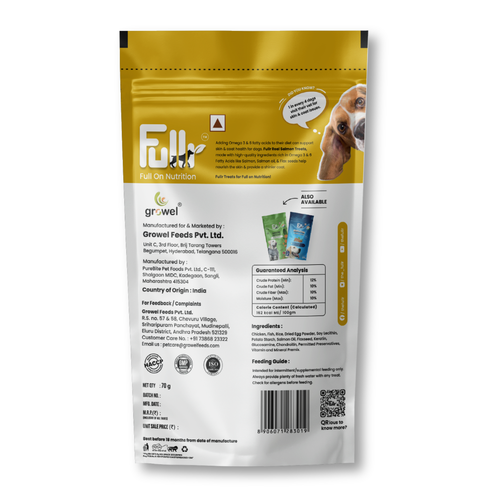 Fullr Skin and Coat Cold Pressed Dog Treats image 2