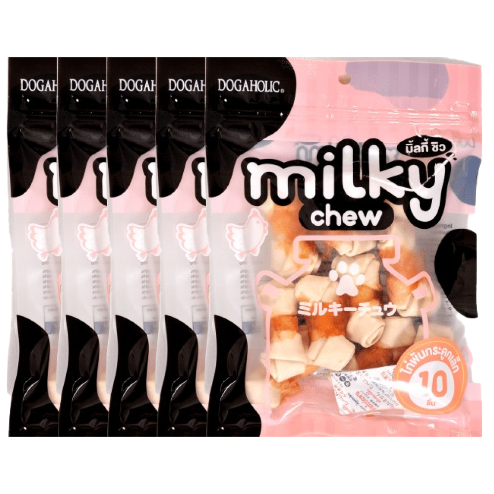 Dogaholic Milky Chew Chicken Bone Style Dog Treats image 8
