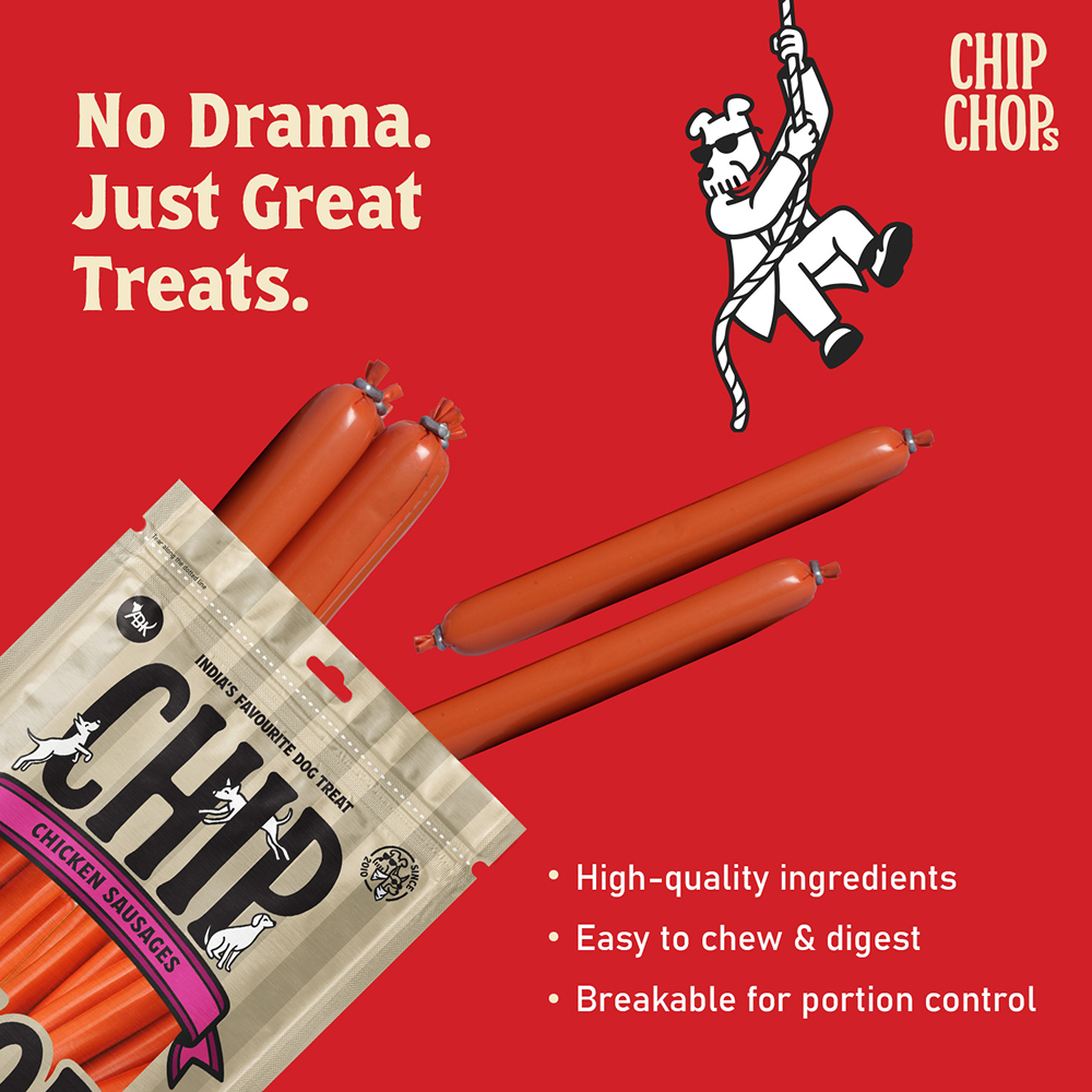 Chip Chops Chicken Sausages Dog Treats image 4
