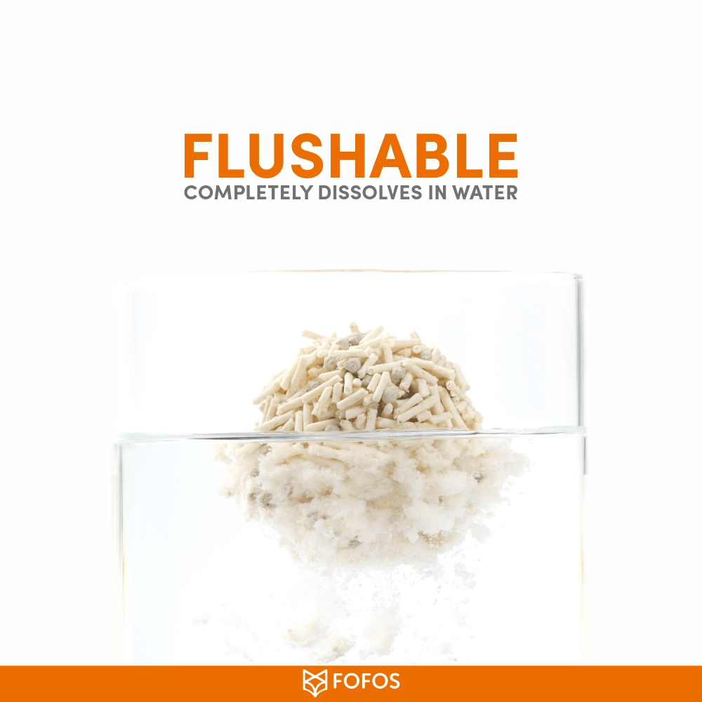 Barkbutler x Fofos Unscented Tofu & Crushed Bentonite Cat Litter image 6