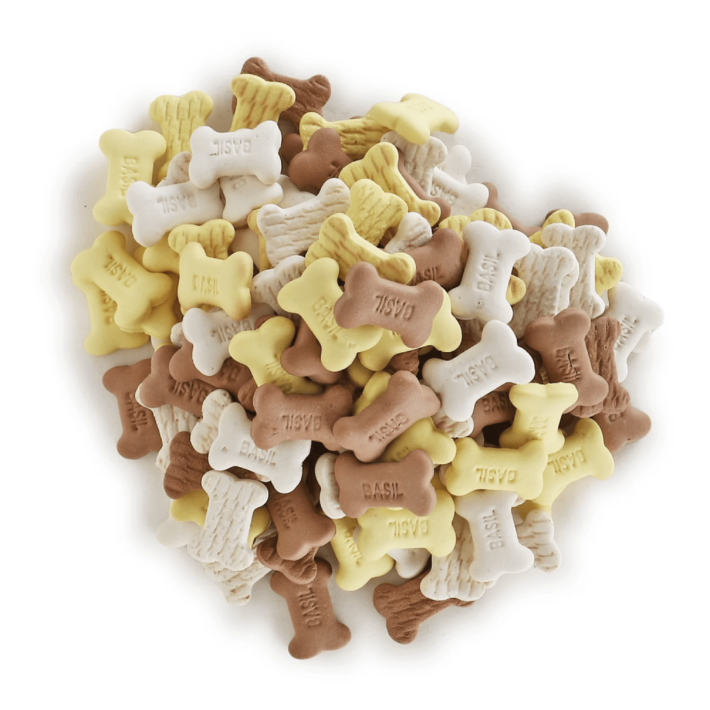 Basil Non Veg Bone Shaped Puppy Biscuits image 2