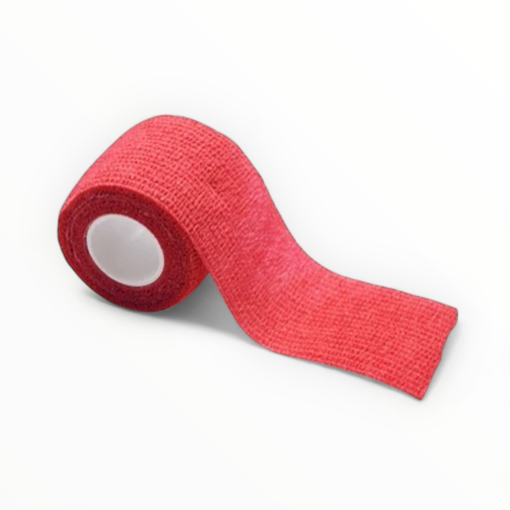 Talking Dog Club Self Adhesive Paws Wraps for Dogs (Red) image 1