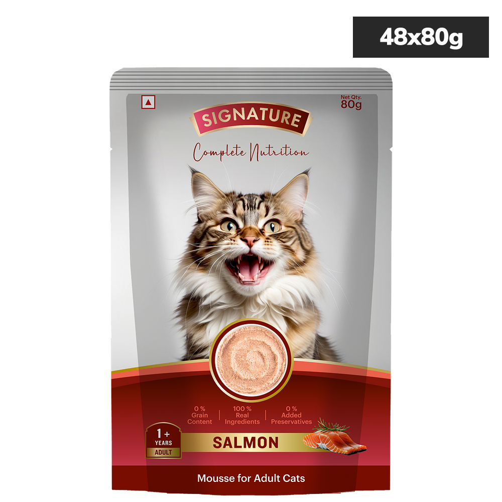 Signature Grain Zero Salmon Mousse Adult Cat Wet Food image 9