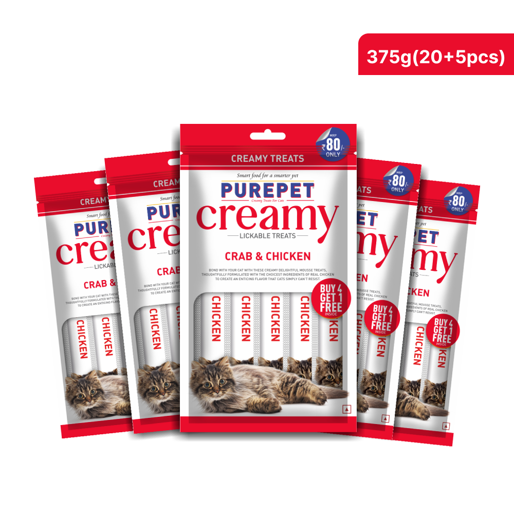 Purepet Crab and Chicken Lickable Creamy Treats for Cats image 8
