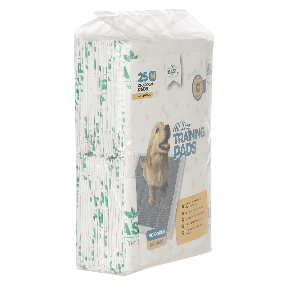 Basil Charcoal Training Pads for Puppies (60x45cm) image 2