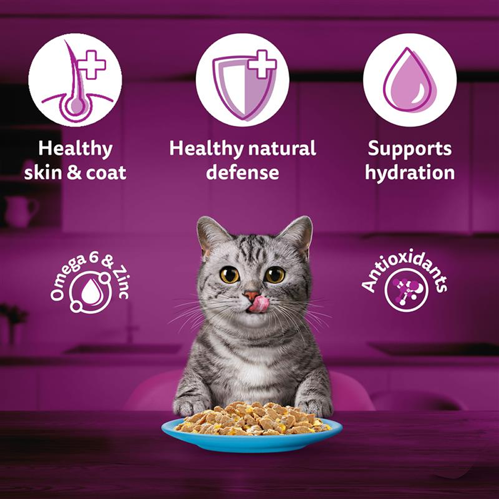 Whiskas Tuna in Jelly Meal Adult Cat Wet Food image 6