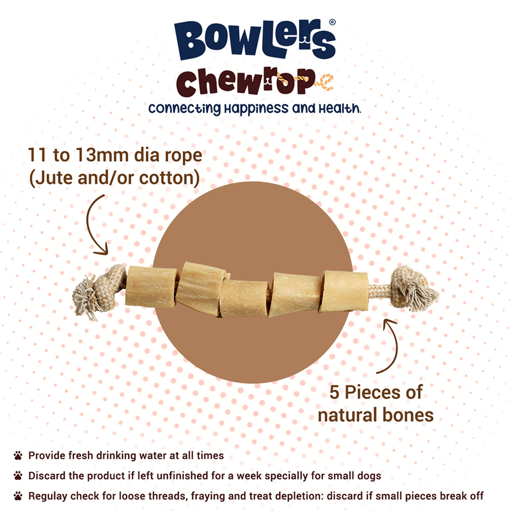 Bowlers Chewrope Abacus Functional Dog Treat Toy image 3