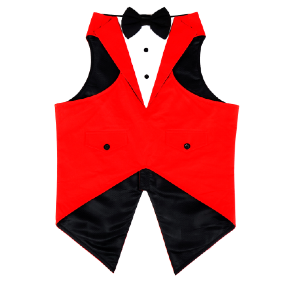Dogobow Tuxedo for Dogs (Red) (Get a Bow Free) image 3