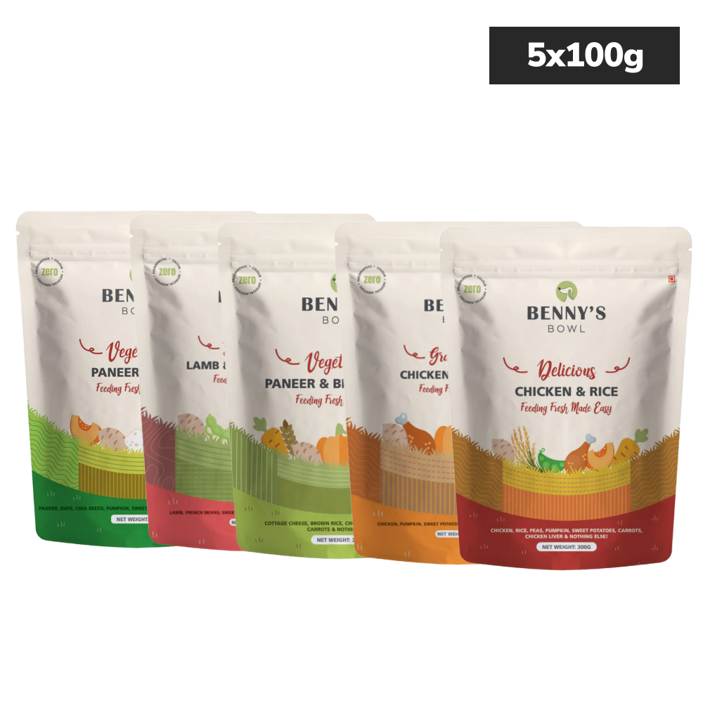 Bennys Bowl Varity Pack Dog Fresh and Wet Food