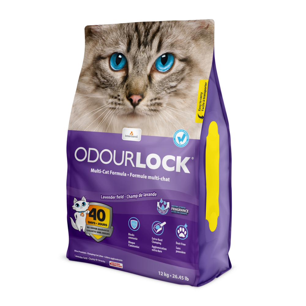 Intersand Lavender Scented Odour Lock Cat Litter image 3