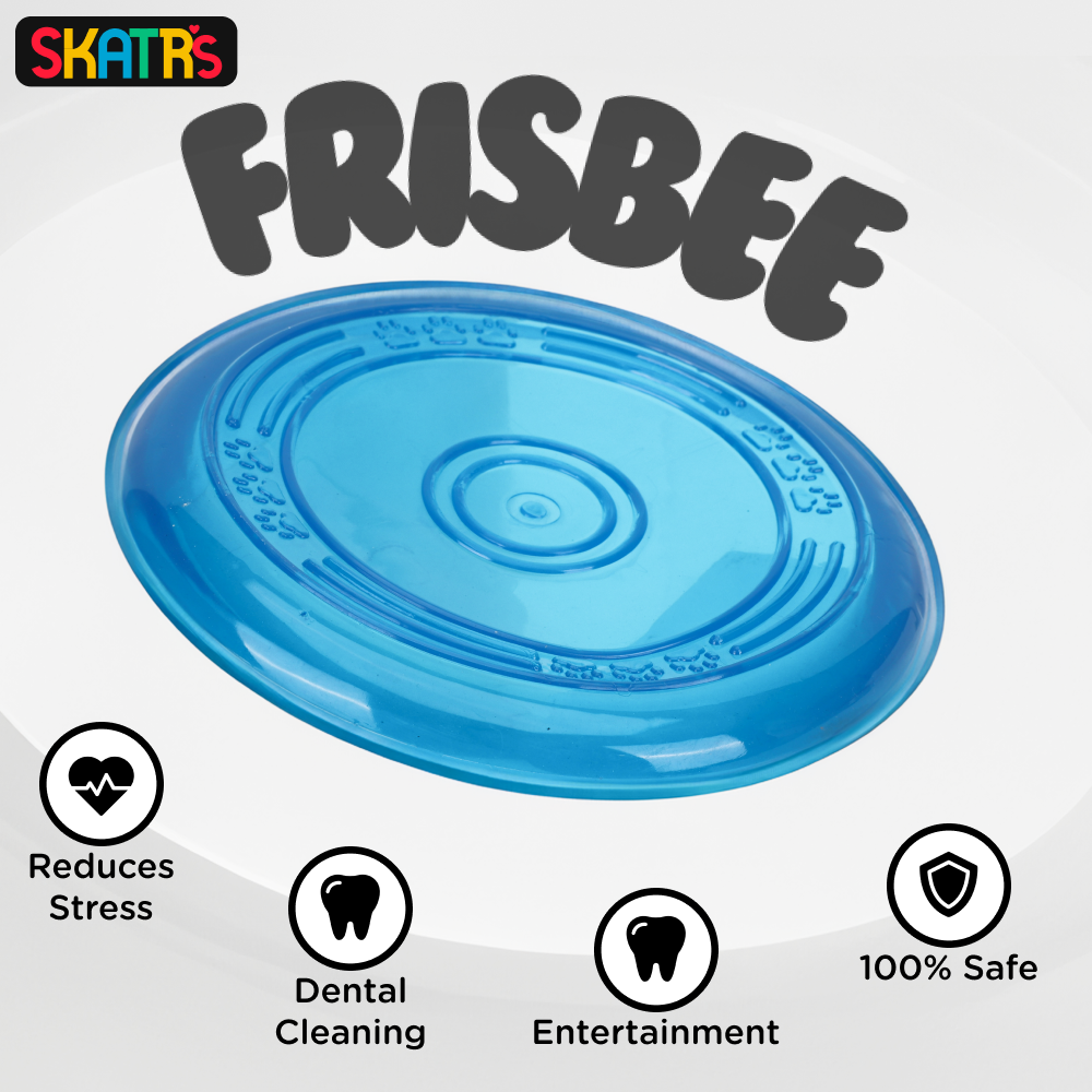 Skatrs Super Flyer Frisbee Toy for Dogs (Blue) image 2