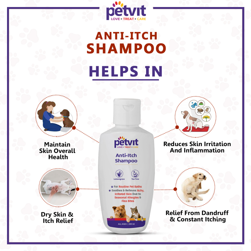 Petvit Anti Itch Shampoo for Dogs and Cats image 9