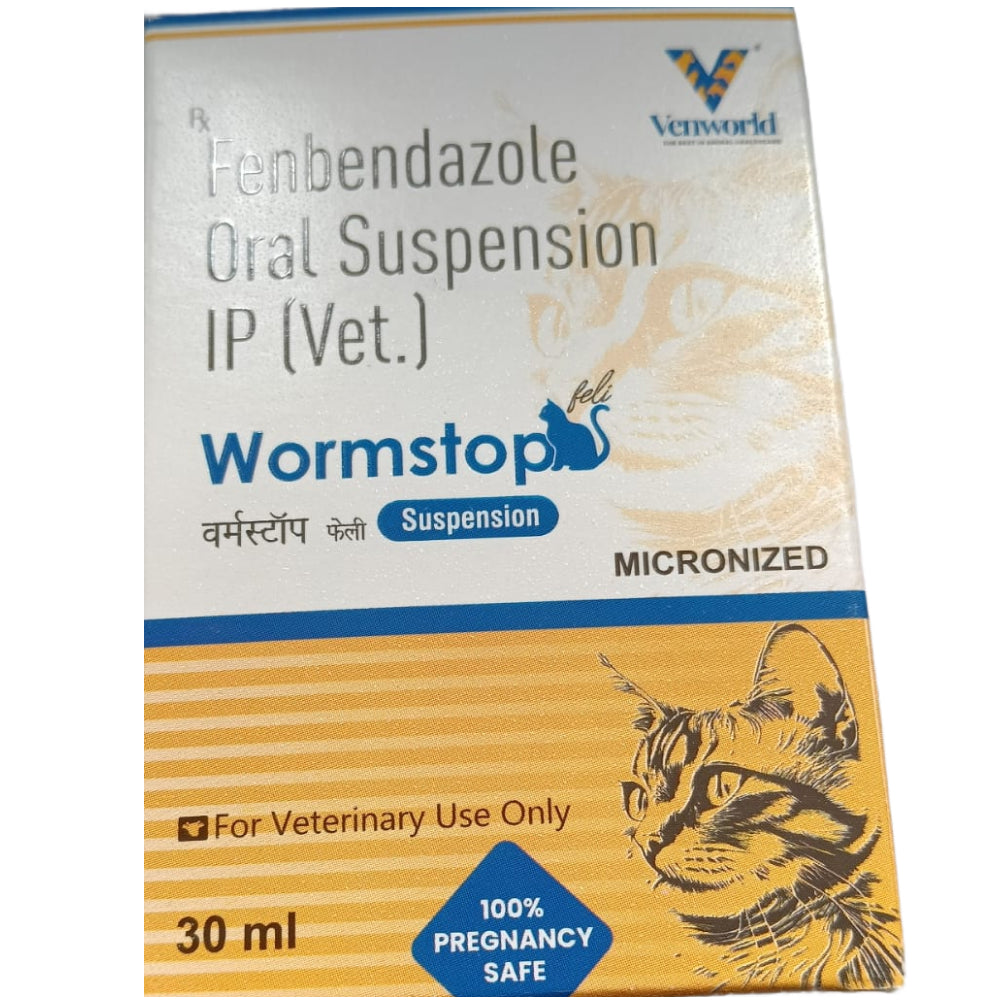 Venkys Wormstop Suspension Dewormer for Cats