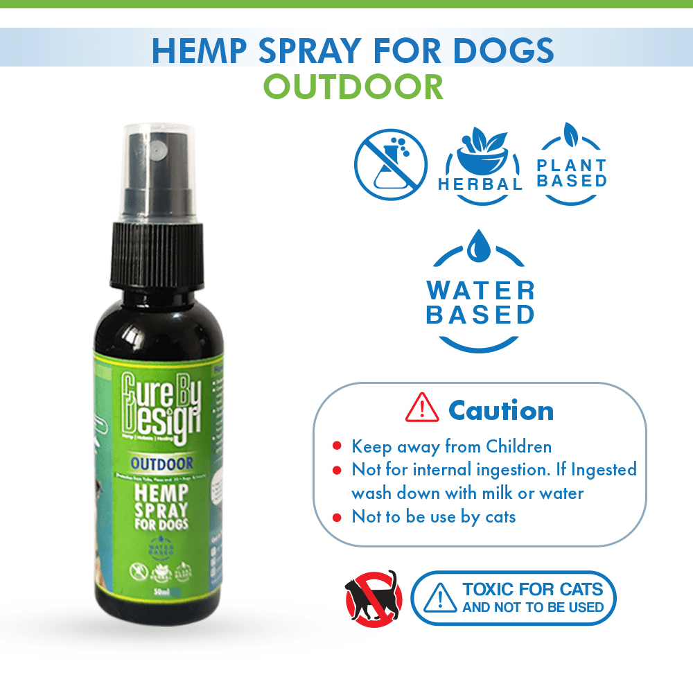 Cure By Design Outdoor Hemp Spray for Dogs image 2