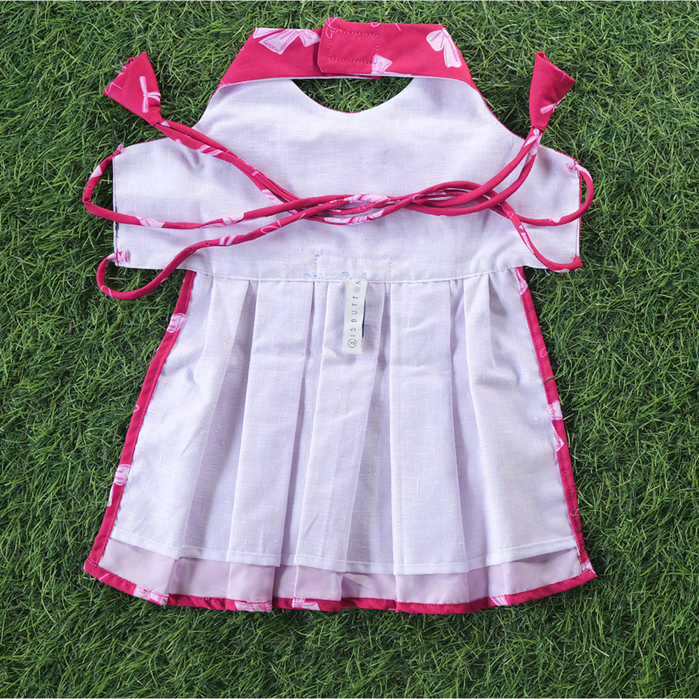15 Furries Hot Pink Bow Dress for Dogs image 6