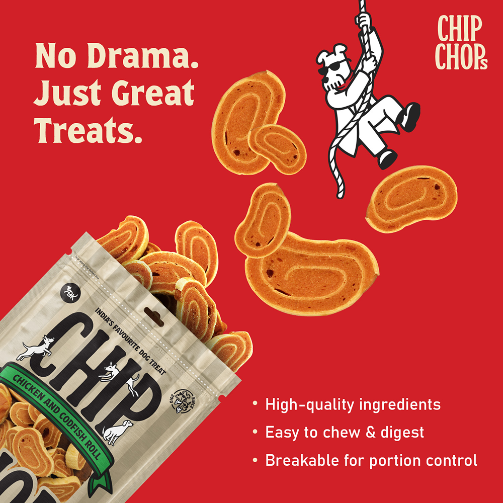 Chip Chops Chicken and Codfish Rolls Dog Treats image 3
