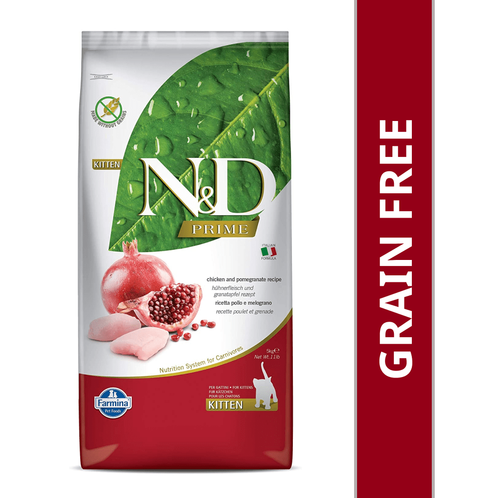 Farmina N&D Prime Chicken & Pomegranate Grain Free Kitten Cat Dry Food image 10