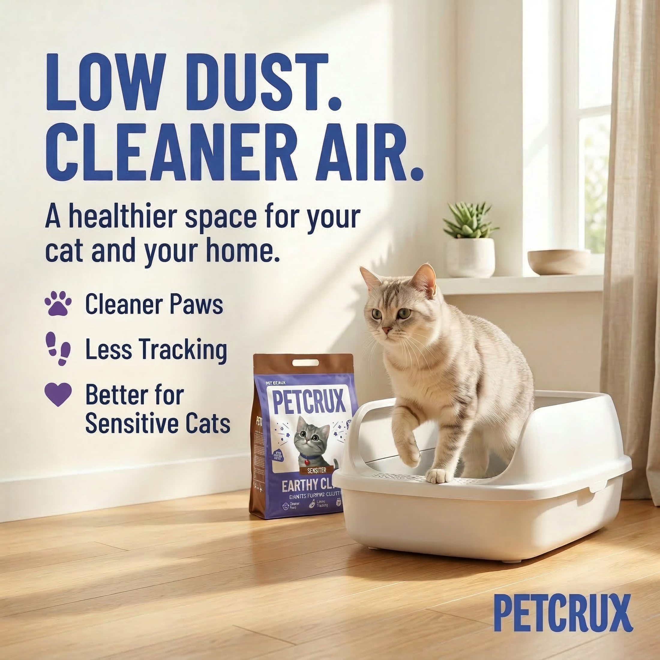 Petcrux Earthy Clump Scented Cat Litter image 7