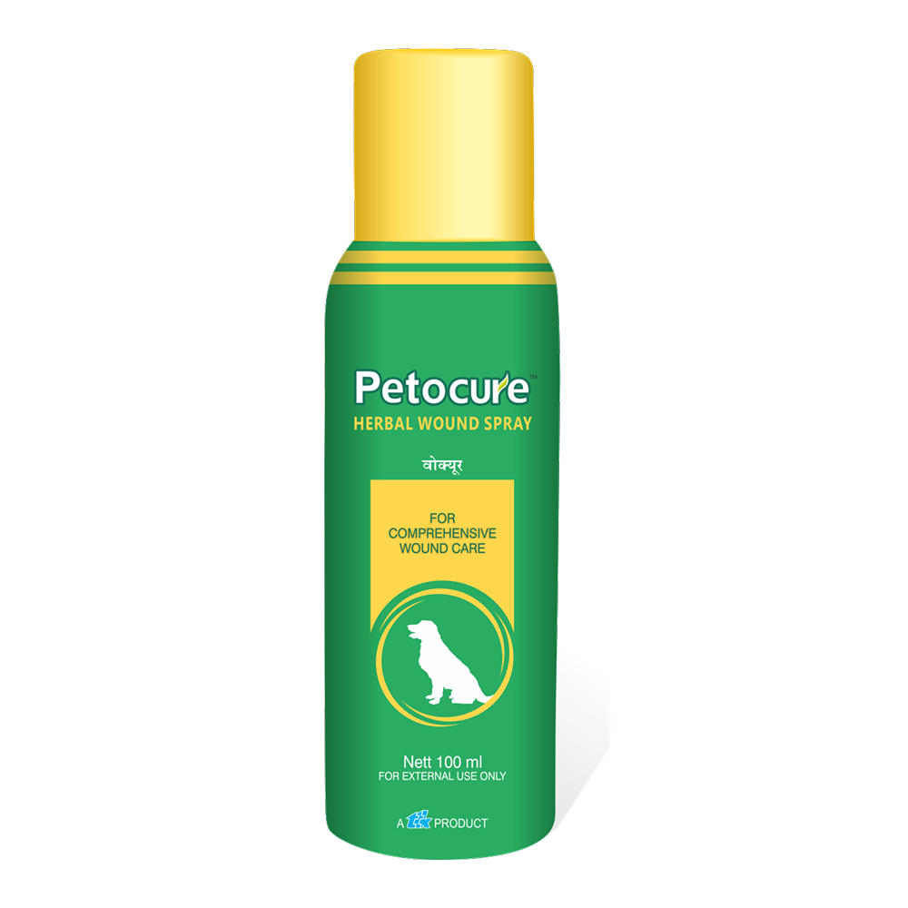 Ttk Petocure Herbal Wound and Maggoticidal Spray for Dogs