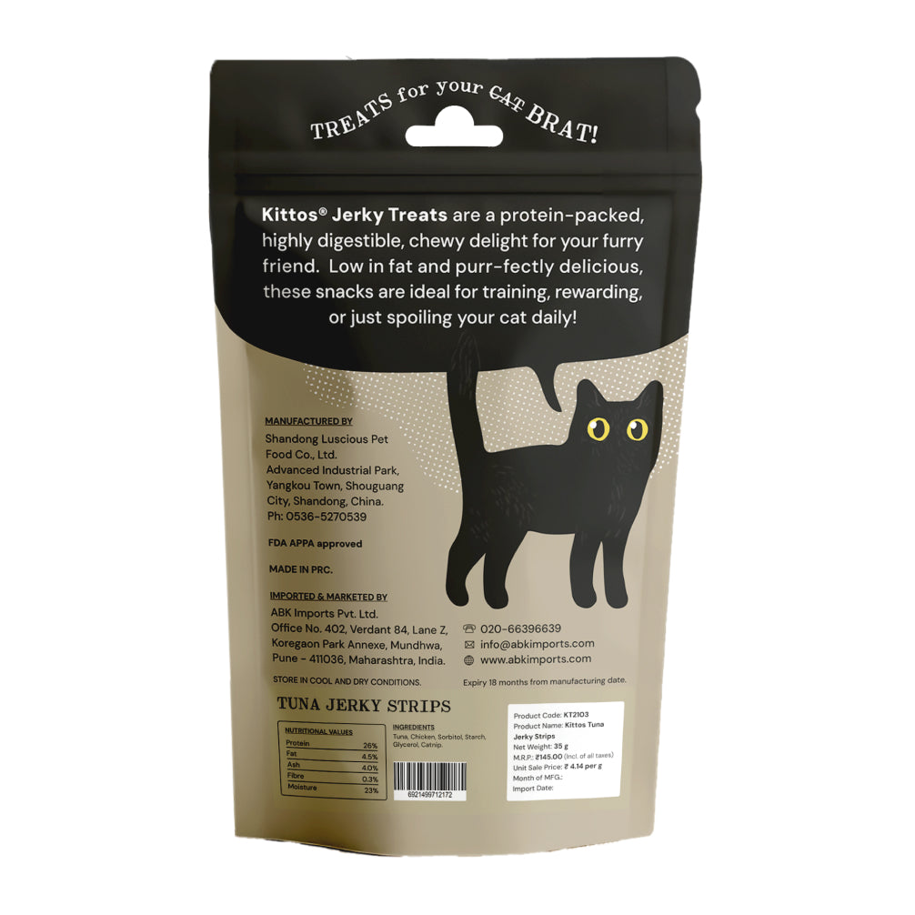 Kittos Purr Fect Tuna Jerky Strips Cat Treats image 8