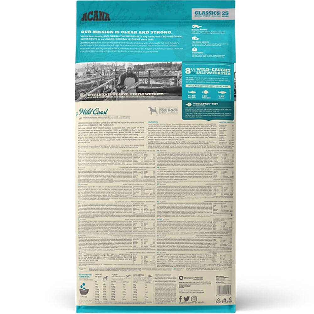 Acana Classic Wild Coast Dog Dry Food (All Breeds) image 4