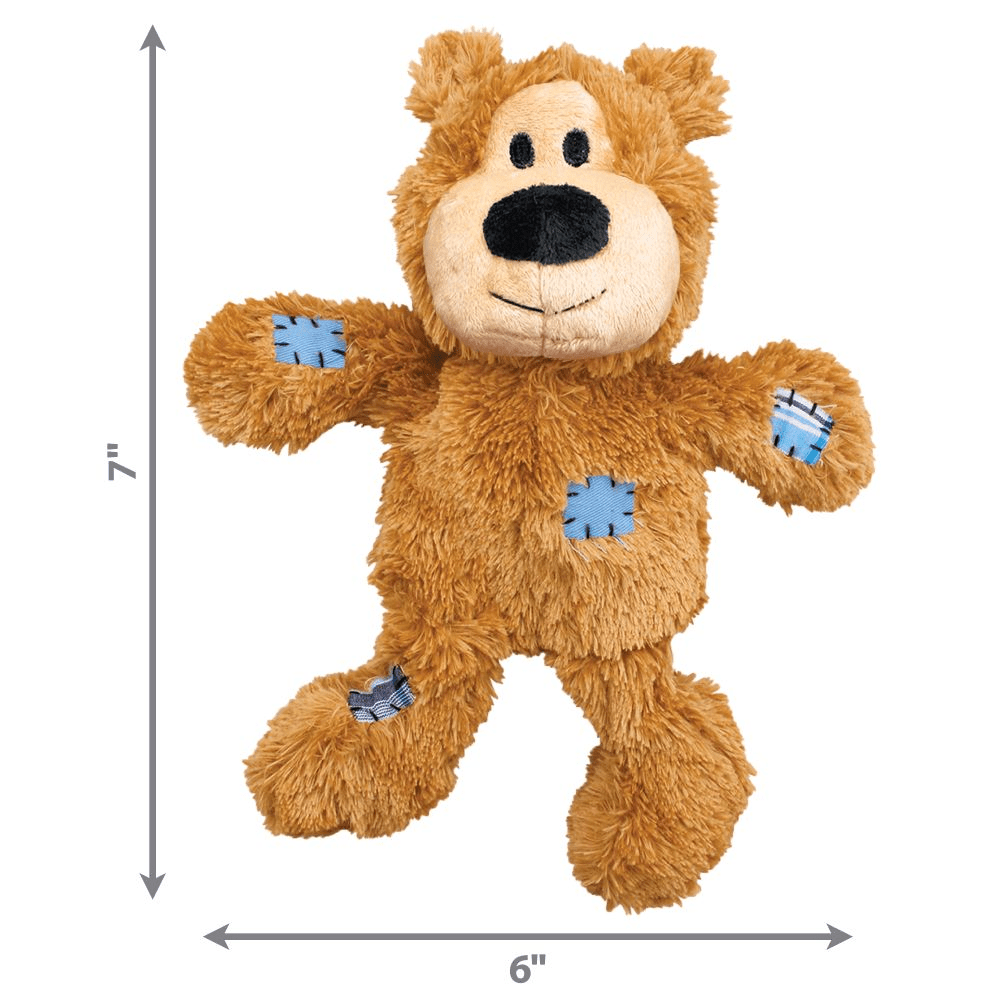 Kong Wild Knots Bear Toy for Dogs (Light Brown) image 4