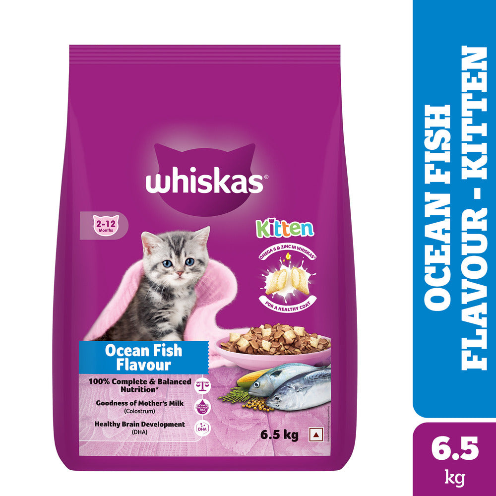 Whiskas Ocean Fish Kitten/Mother and Baby Cat Dry Food image 2