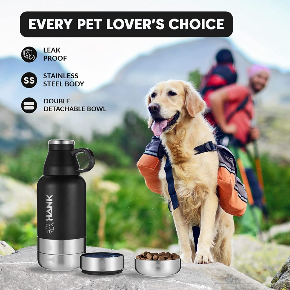 Hank Insulated 32oz Travel Water Bottle for Dogs image 2