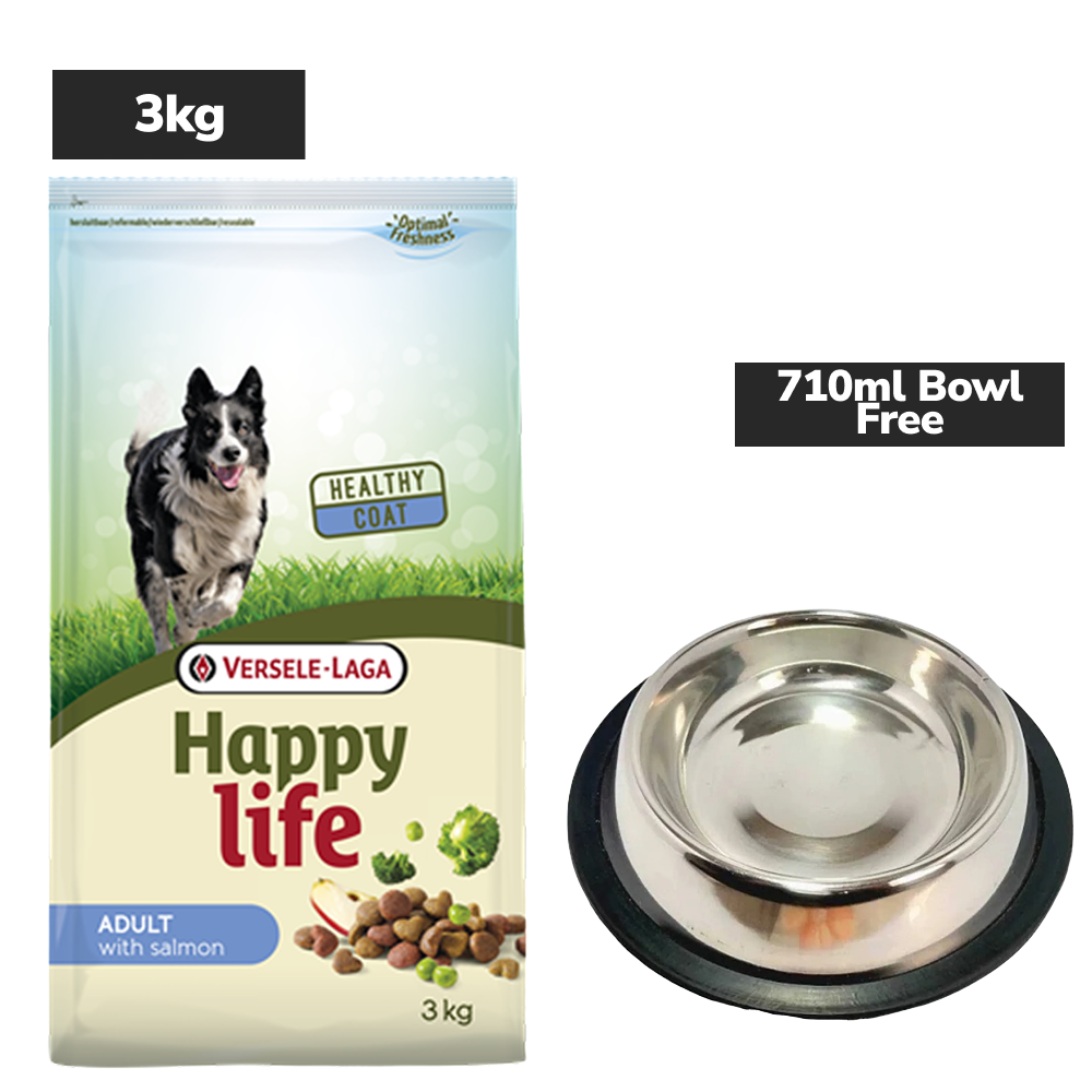 Versele Laga Happy Life Salmon Adult Dog Dry Food image 2