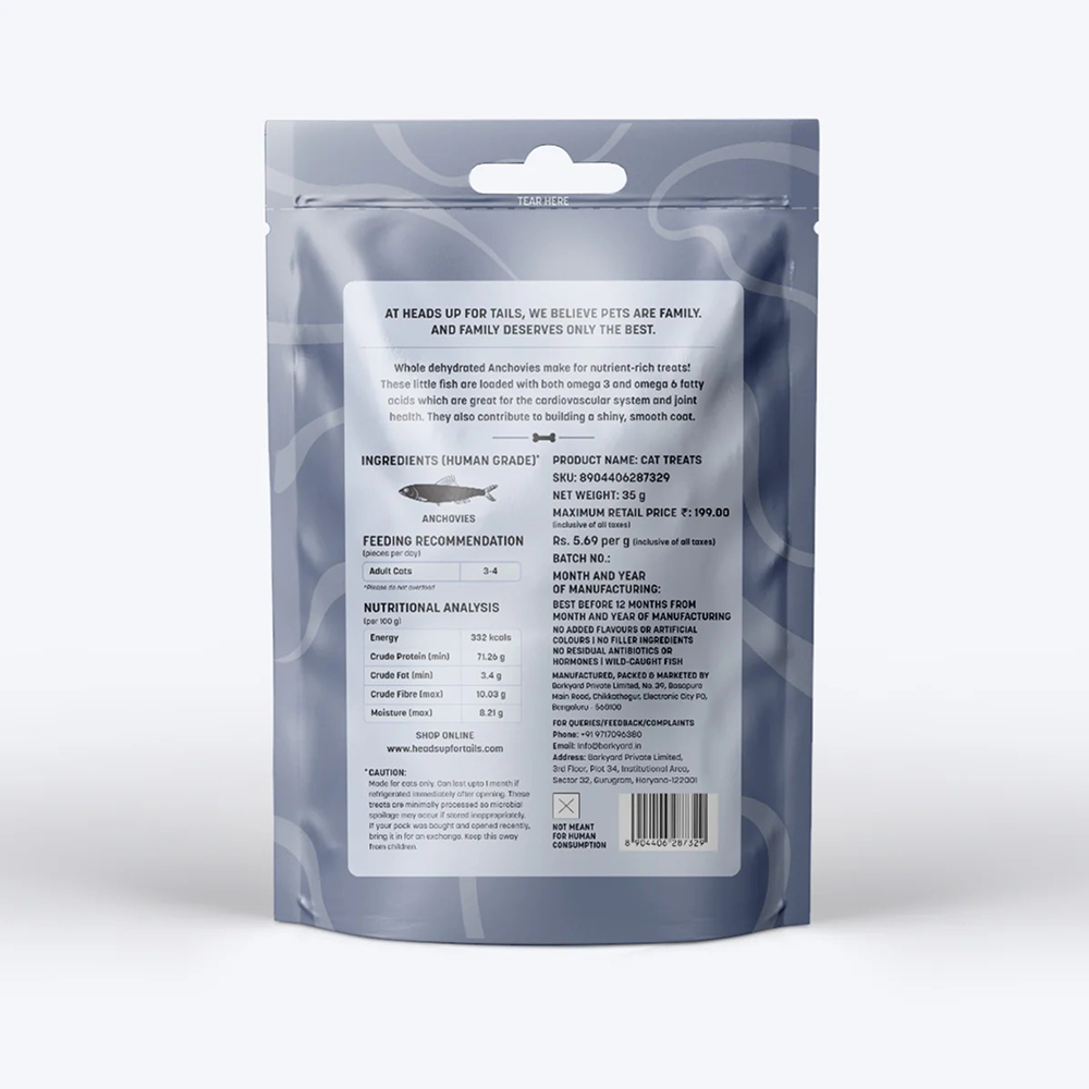 HUFT Dehydrated Anchovies Crunchies Cat Treats image 4