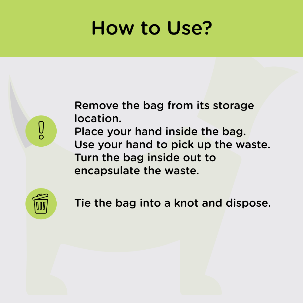 M Pets POO Natural Vegetable Based Waste Bags for Dogs (Lavender Scented) image 3
