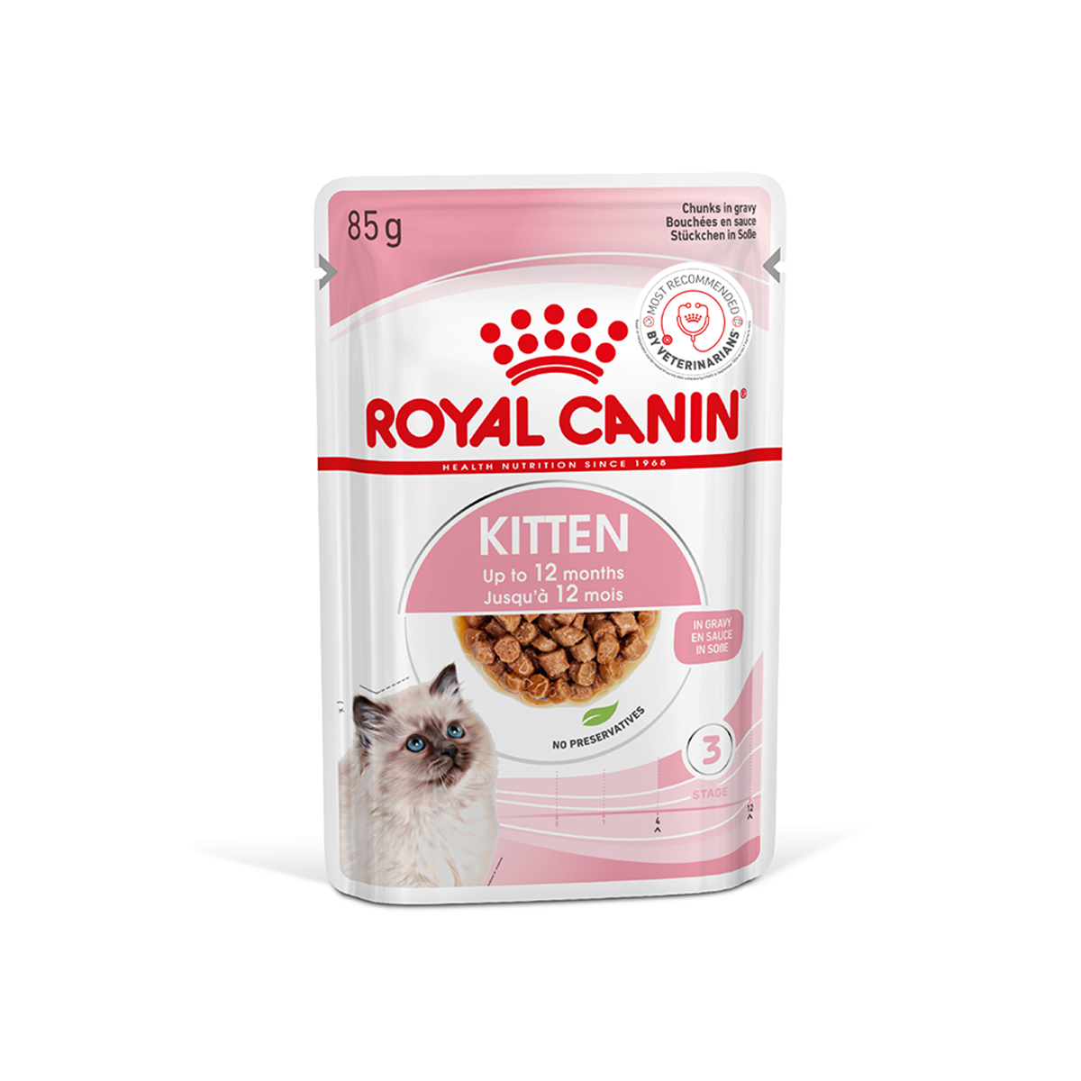 Royal Canin Kitten Wet Food in Gravy (85g Pouch)