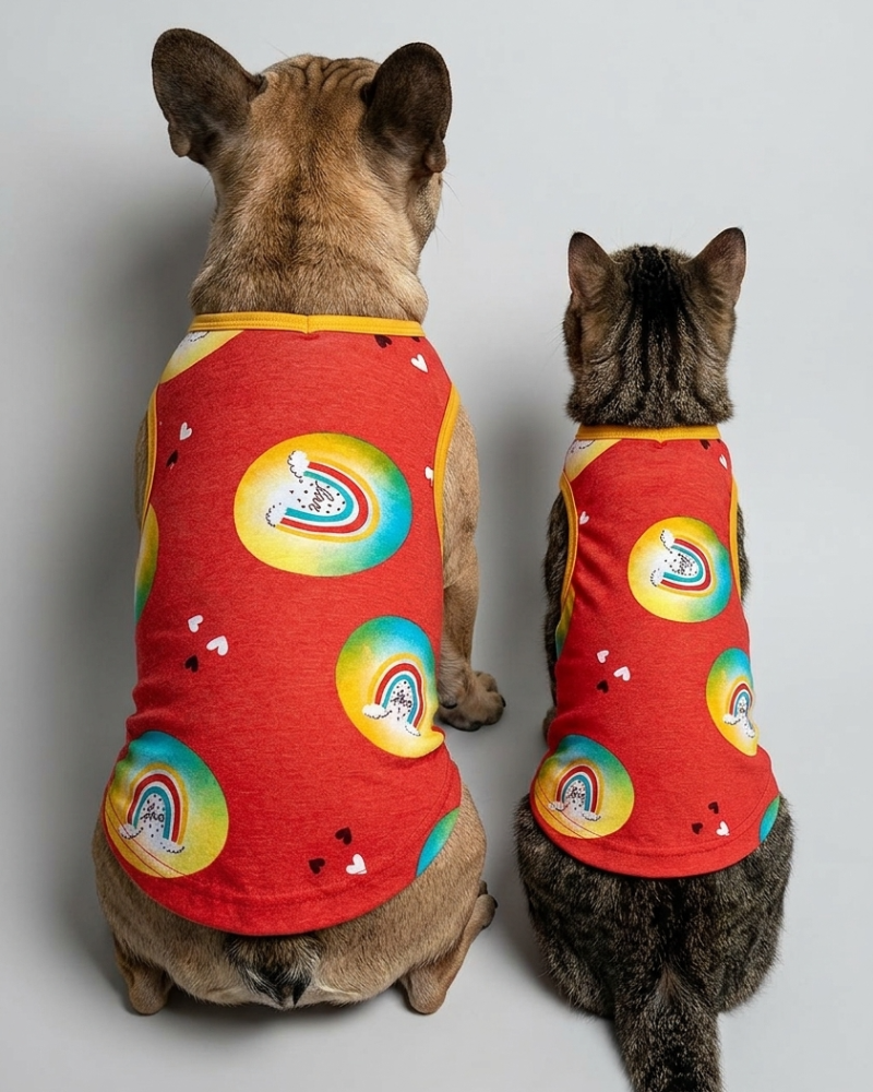 Skatrs Boho Rainbow T-Shirt for Dogs and Cats image 8