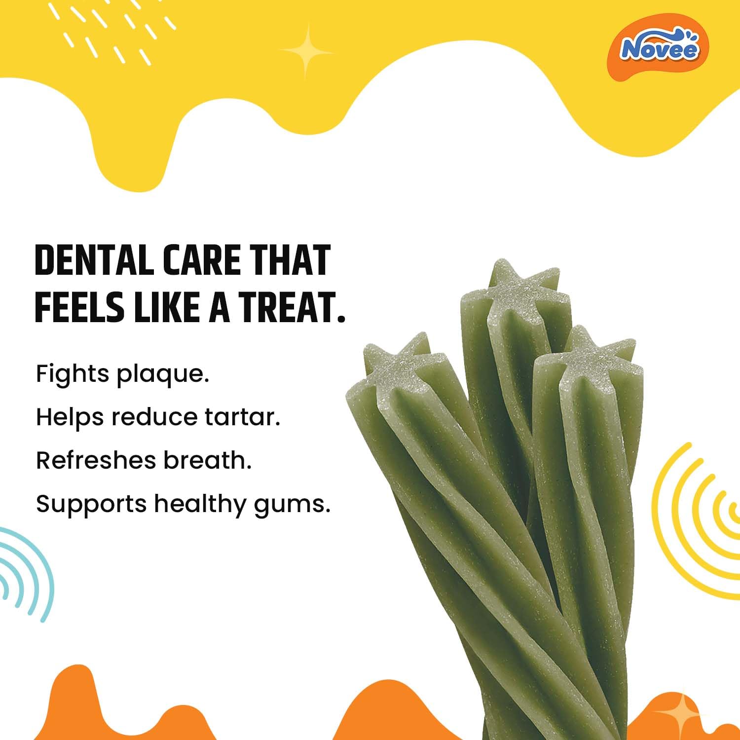 Novee Mini Dental Care Stick Treats for Dogs image 5