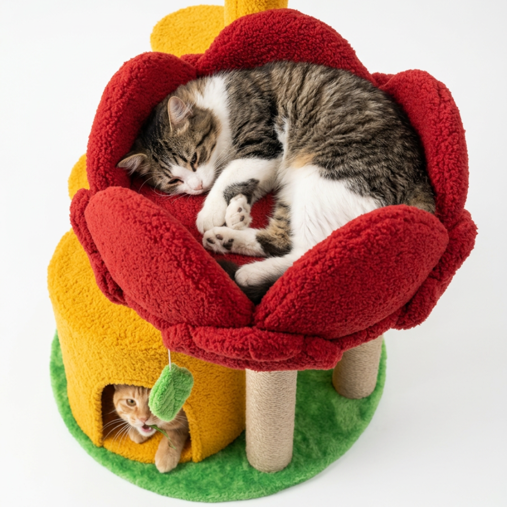 Skatrs Pawradise Tower Cat Tree for Cats and Kittens image 3