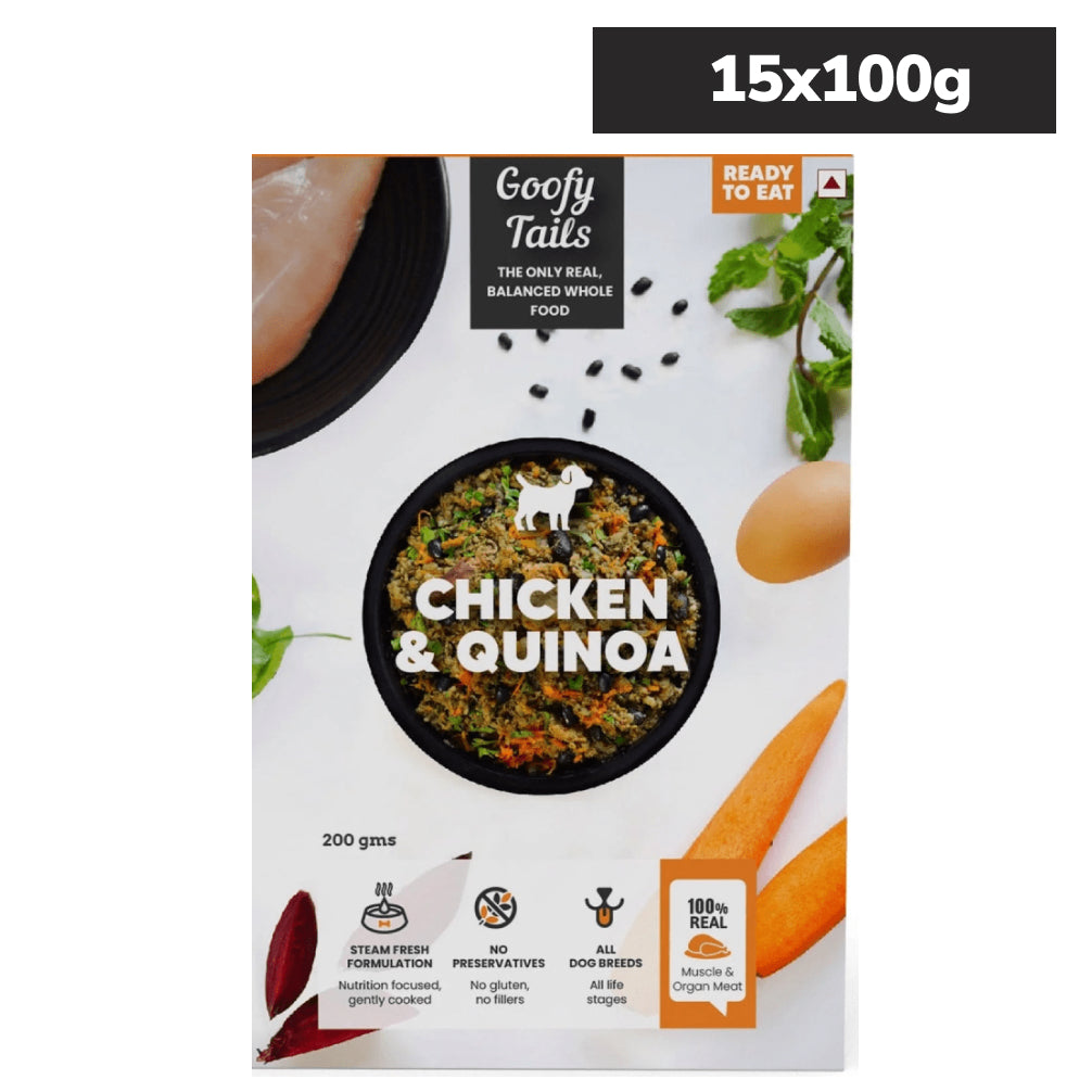 Goofy Tails Chicken and Quinoa Dogs and Puppies Fresh Food image 7