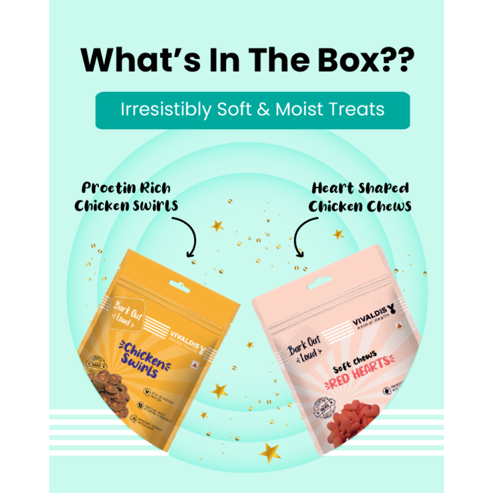Bark Out Loud Premium Treat Box Chicken and Fish Dog Treat image 4