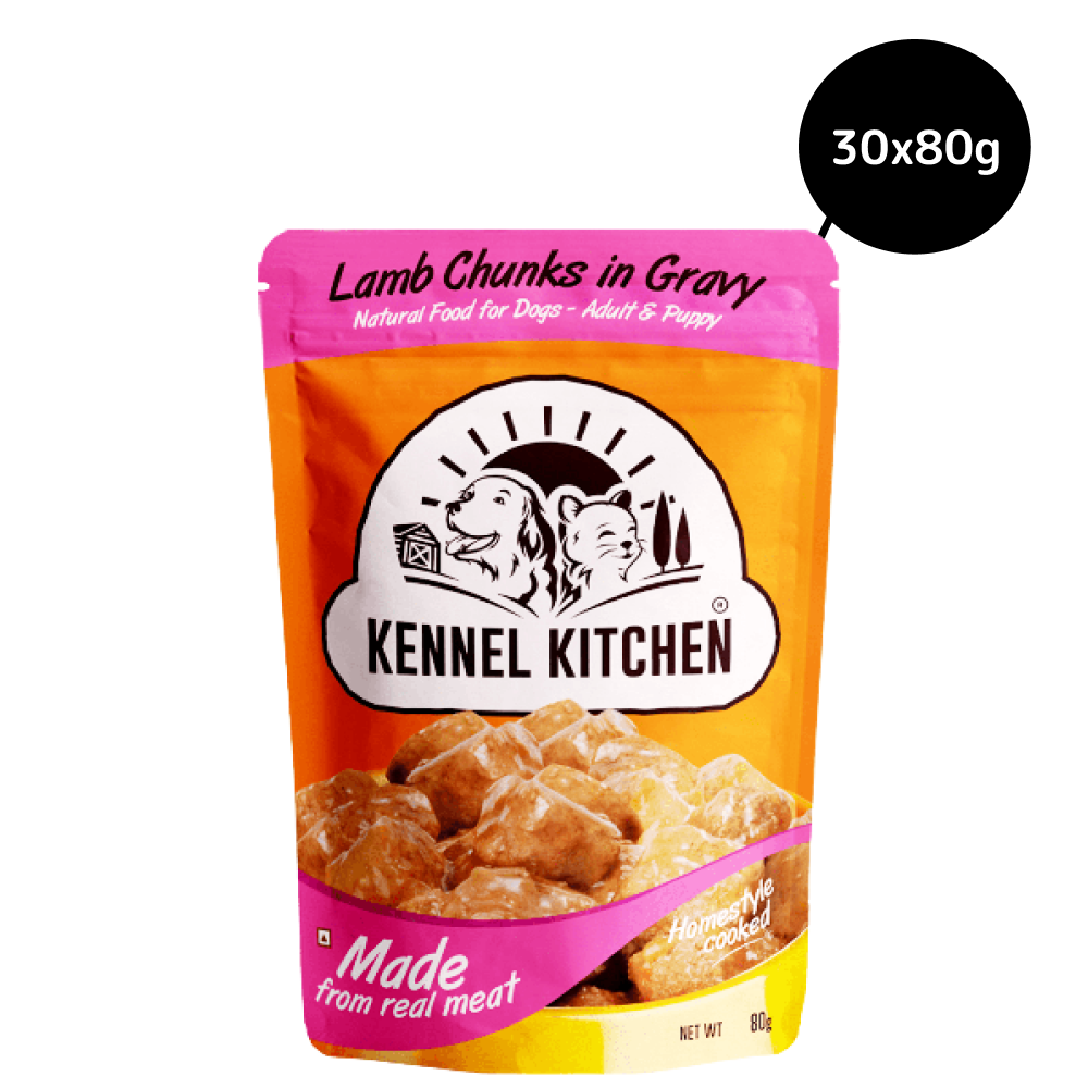 Kennel Kitchen Lamb Chunks in Gravy Puppy & Adult Wet Dog Food image 2