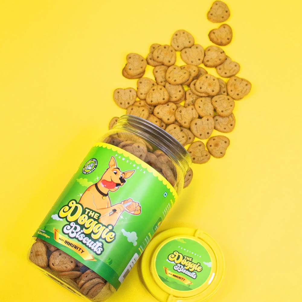 Pawsindia The Doggie Peanut Butter Helps Immunity Dog Biscuits image 2