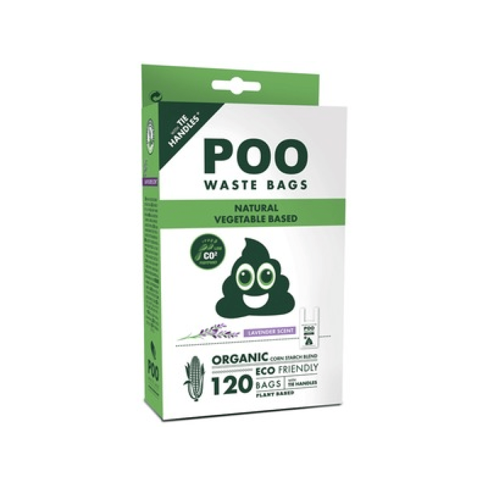 M Pets POO Natural Vegetable Based Waste Bags for Dogs (Lavender Scented) image 2