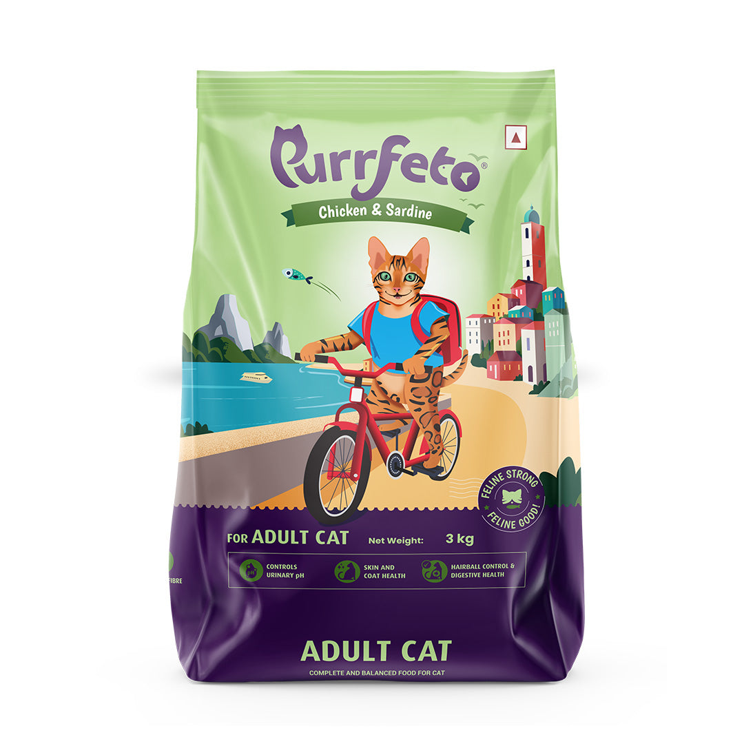 Purrfeto Chicken and Sardine Adult Cat Dry Food image 9
