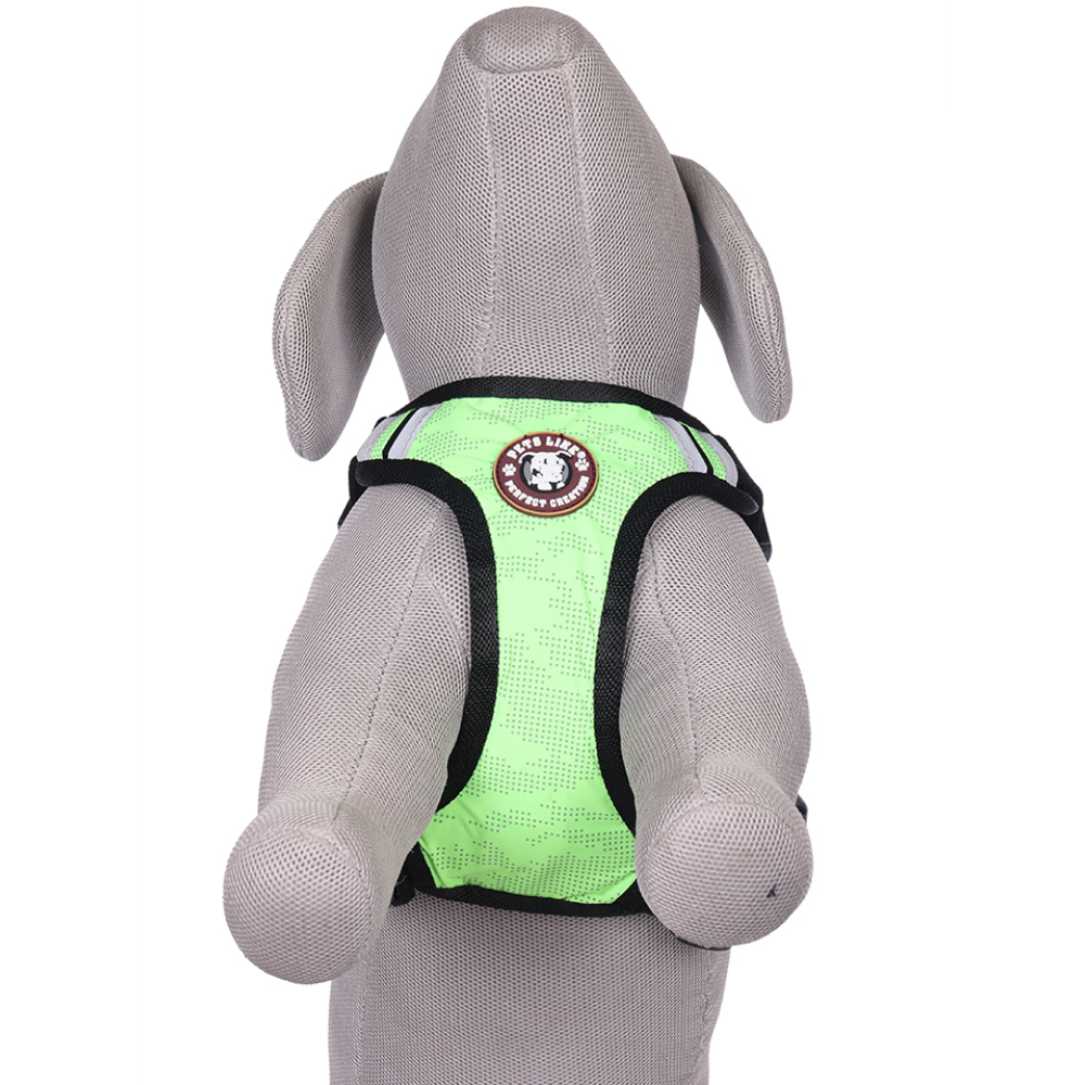 Pets Like Padded Double Side Harness for Dogs (Neon Green) image 5