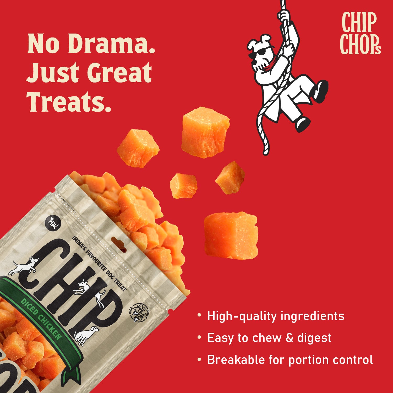 Chip Chops Diced Chicken Dog Treats image 3
