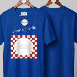 Skatrs Bone Appetite Graphic Cotton Tshirt for Men and Women