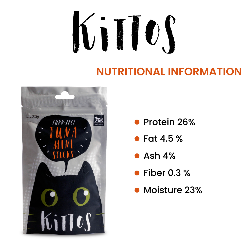 Kittos Purr fect Tuna Mini Sticks Cat Treats image 4
